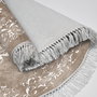 Conceptum Alfombra Lujosa Beige y Blanco 160 x 160 cm